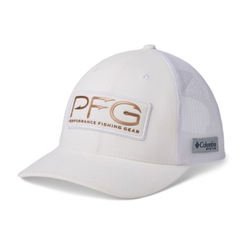 Dámské Kšiltovky Columbia PFG Mesh Snap Back Ball Bílé BYUVPM561